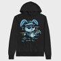 Gamer Bunny, Hanorac Oversize Barbati (Unisex)