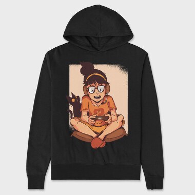 Gamer Girl, Hanorac Oversize Barbati (Unisex)