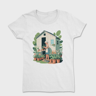 Gardening Woman Garden, Tricou Femei