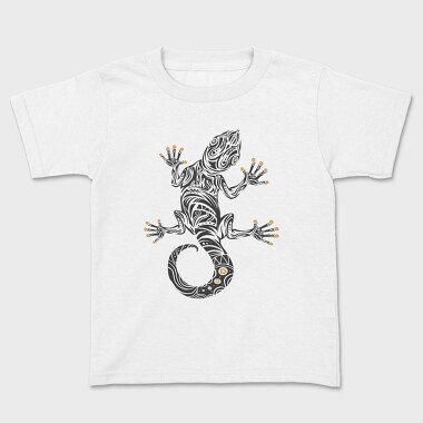Gecko Tribal Art Hawaiian, Tricou Copii
