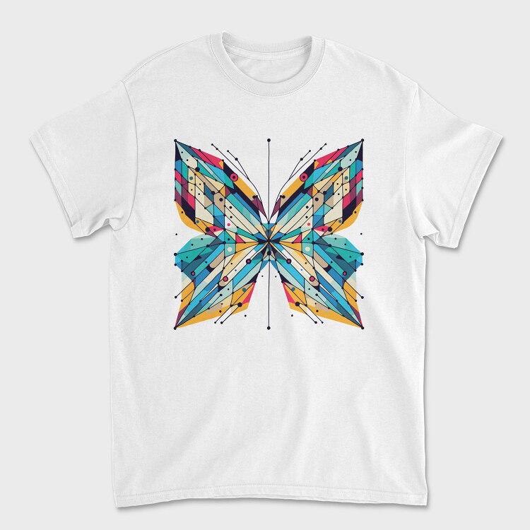 Geometric Butterfly, Tricou Barbati (Unisex)