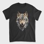 Geometric Wolf Head, Tricou Barbati (Unisex)
