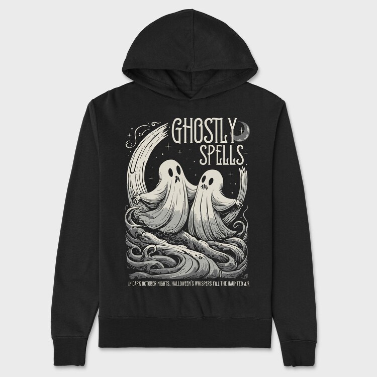 Ghostly Spells Trend, Hanorac Oversize Barbati (Unisex)