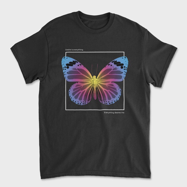 Gradient Butterfly Desire, Tricou Barbati (Unisex)
