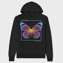 Gradient Butterfly Desire, Hanorac Oversize Barbati (Unisex)