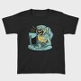 Grim Reaper Working From Home Skull, Tricou Copii