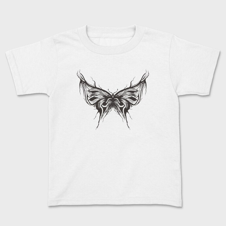 Grunge Butterfly Abstract Trash, Tricou Copii