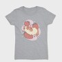Guinea Pig And Strawberries Kawaii With, Tricou Femei