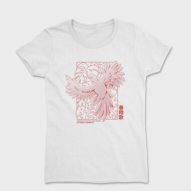 Halftone Spring Bird, Tricou Femei