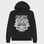 Halloween Cat Chaos Quote, Hanorac Oversize Barbati (Unisex)