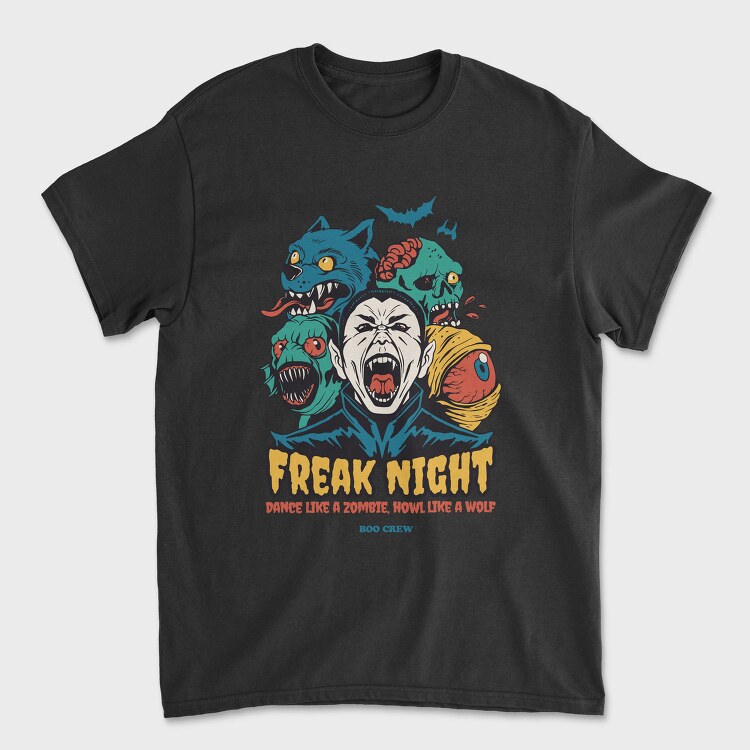 Halloween Monster Mash Freak Night, Tricou Barbati (Unisex)