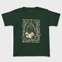 Squirrel Animal In Forest Lino Art, Tricou Copii