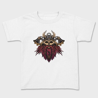 Steampunk Viking Skull, Tricou Copii