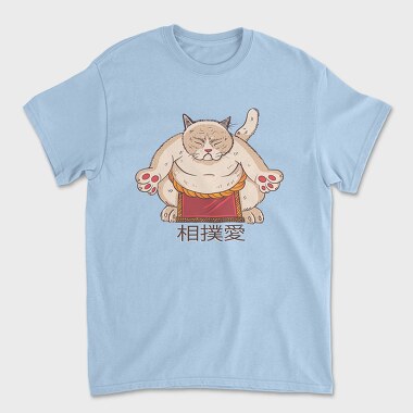 Sumo Cat, Tricou Barbati (Unisex)