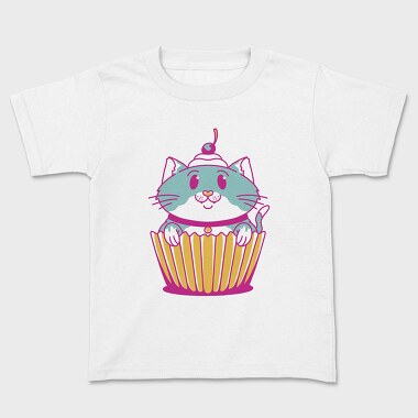 Sweet Cupcake Cat Muffin, Tricou Copii