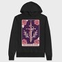 Sword And Roses Mystical Tarot Card The Sword Of Roses 11, Hanorac Oversize Barbati (Unisex)