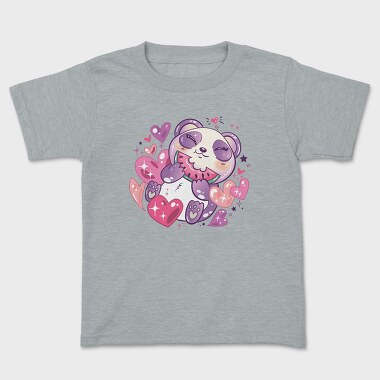 Kawaii Anime Animals Panda, Tricou Copii