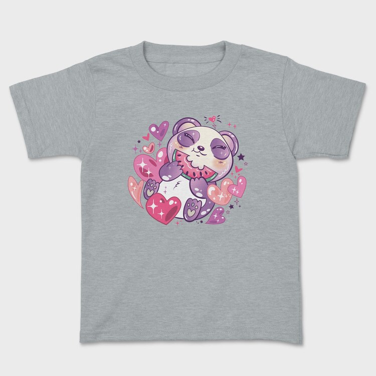 Kawaii Anime Animals Panda, Tricou Copii