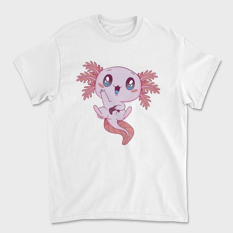 Kawaii Gaming Axolotl Gamer, Tricou Barbati (Unisex)