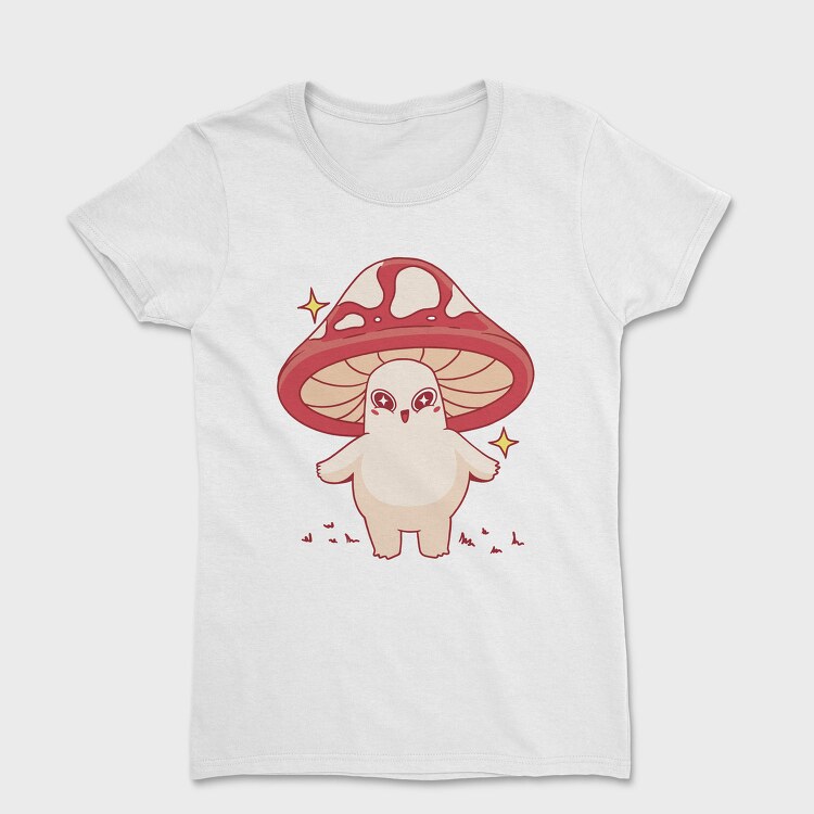 Kawaii Mushroom Character, Tricou Femei