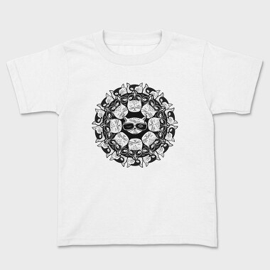Kitty Cats Mandala, Tricou Copii