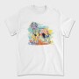 Labrador Retriever Watercolor, Tricou Barbati (Unisex)