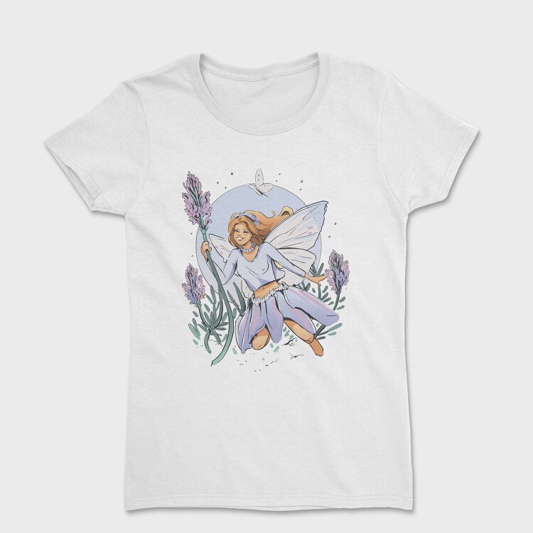 Lavender Fairy Cottagecore, Tricou Femei
