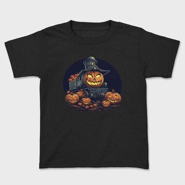 Halloween Pumpkin Train King, Tricou Copii