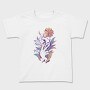 Hands Holding Leaves And Flowers Plants 08, Tricou Copii