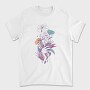 Hands With Flowers And Leaves Plants, Tricou Barbati (Unisex)