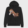 Happy Horse Stroll, Hanorac Oversize Barbati (Unisex)