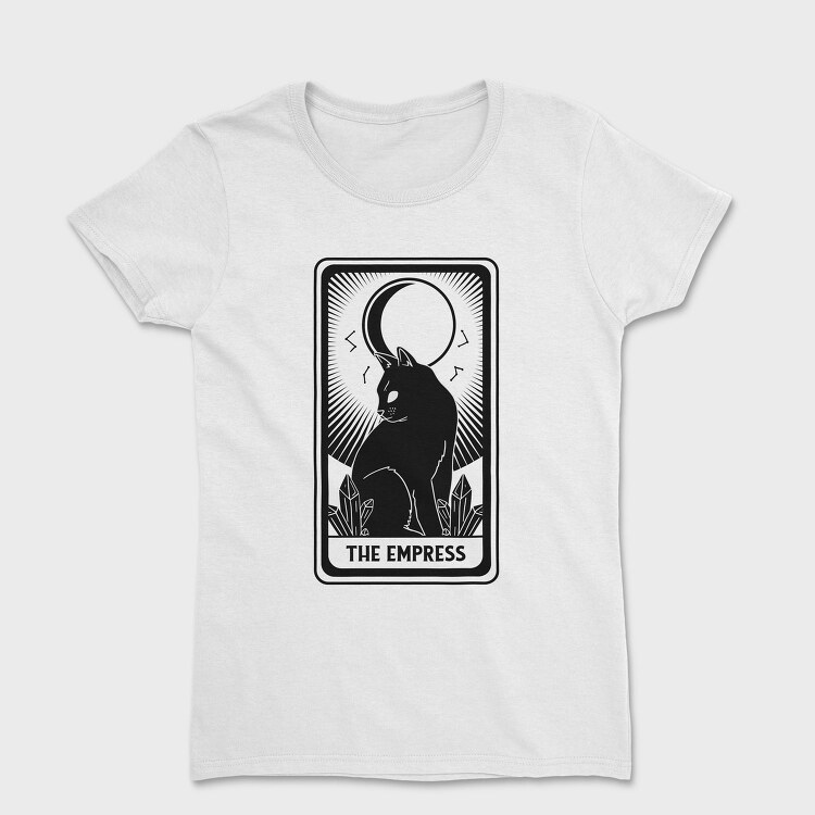 The Empress Tarot Card Cat, Tricou Femei