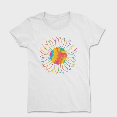 Tie Dye Sunflower, Tricou Femei