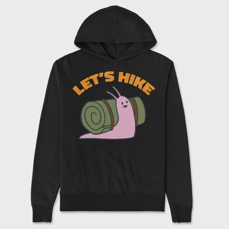Let'S Hike Snail, Hanorac Oversize Barbati (Unisex)