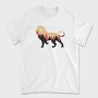 Lion Forest Silhouette, Tricou Barbati (Unisex)