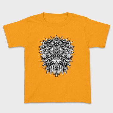 Lion Mandala Psicodelic, Tricou Copii