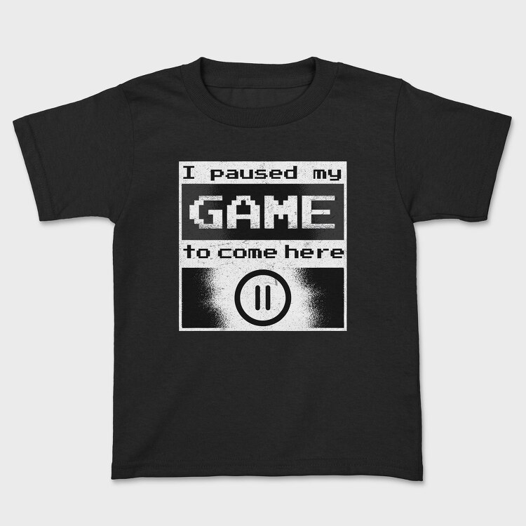 Paused Gamer, Tricou Copii