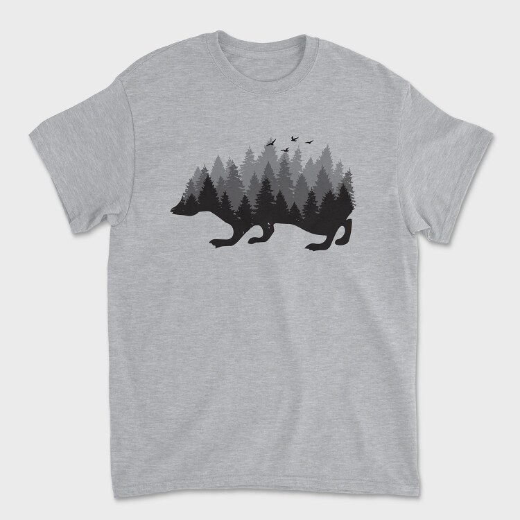 Hedgehog Forest Headgehog, Tricou Barbati (Unisex)
