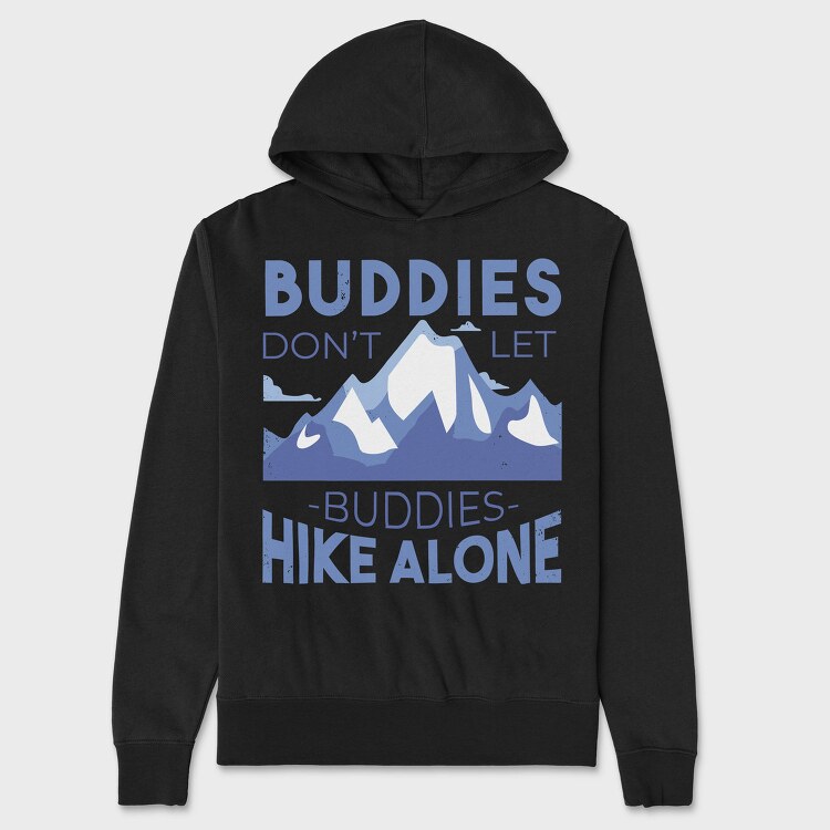Hike Buddies, Hanorac Oversize Barbati (Unisex)