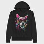 Hip Dog With Headphones Summer Dj, Hanorac Oversize Barbati (Unisex)