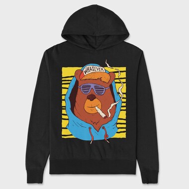 Hip Hop Bear, Hanorac Oversize Barbati (Unisex)