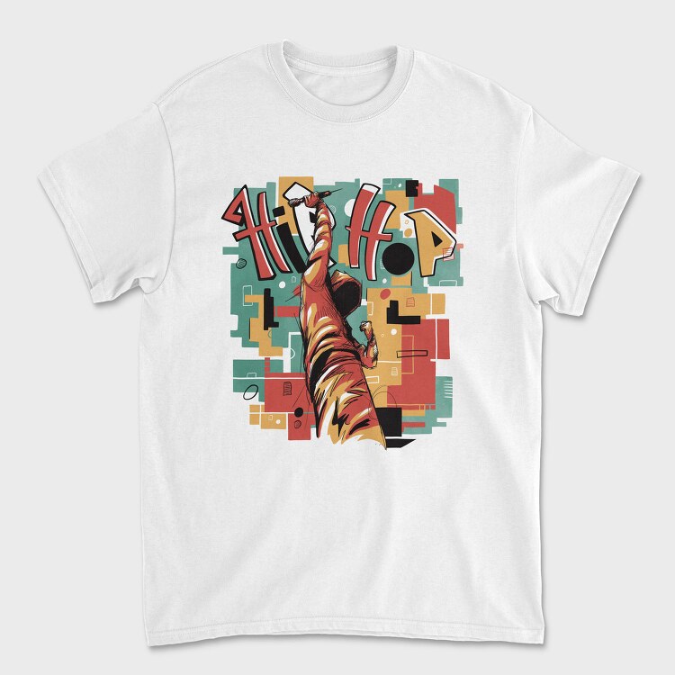 Hip Hop Musician Abstract Music, Tricou Barbati (Unisex)