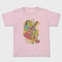 Hippie Frog Playing Guitar, Tricou Copii