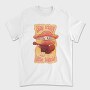 Hippie Mushroom Playing Guitar Stay Trippy, Tricou Barbati (Unisex)