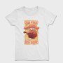 Hippie Mushroom Playing Guitar Stay Trippy, Tricou Femei