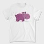 Hippo Huggable, Tricou Barbati (Unisex)