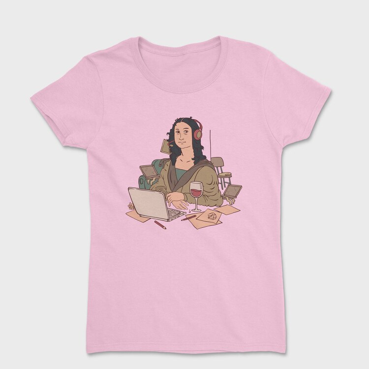 Home Office Mona Lisa, Tricou Femei