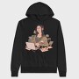 Home Office Mona Lisa, Hanorac Oversize Barbati (Unisex)
