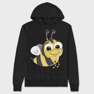 Honey Bee Smile, Hanorac Oversize Barbati (Unisex)