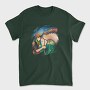 Horse Girl Colorful Hair, Tricou Barbati (Unisex)